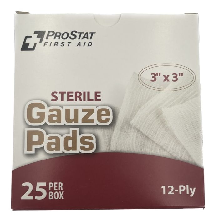 ProStat 2196 Sterile Gauze Pads - 3" x 3" - 25 Pack