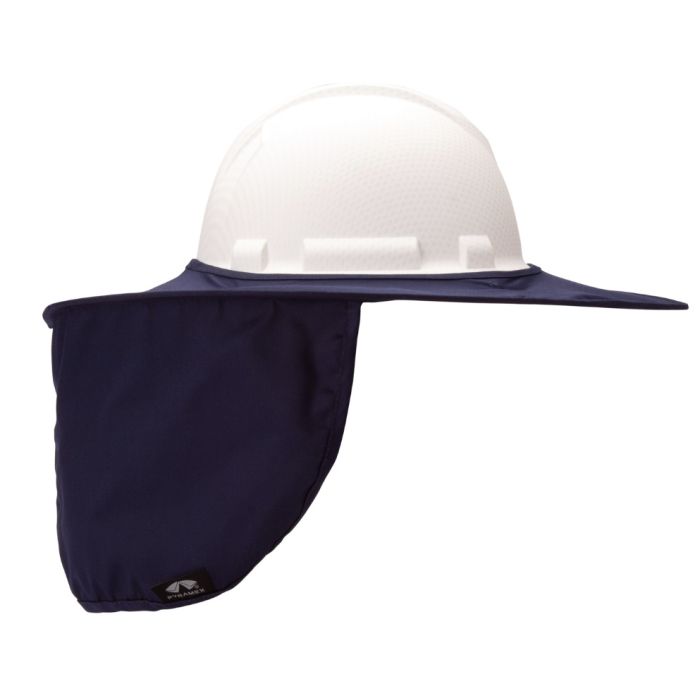 Pyramex HPSHADEC60 Collapsible Hard Hat Brim with Neck Shade - Blue 